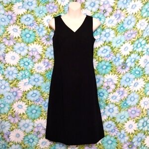 Ann Taylor Petites Classic Black Sleeveless Dress Sz 2P